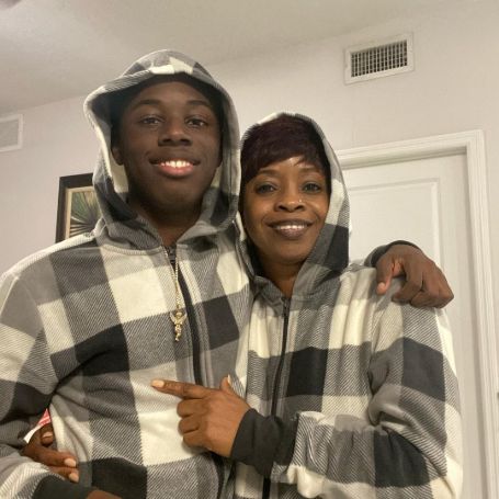 Alex Hibbert and his mother Donna Wellington.